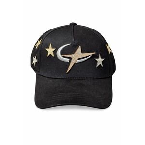 Barbas Hats Corridos Tumbados CT Black Snapback Hat Limited 565/1000 Star Pins